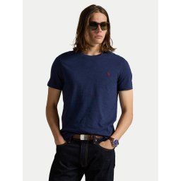 Polo Ralph Lauren Тишърт 710671438282 Тъмносин Slim Fit