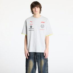 Тениска Puma F1 Racing Tee Light Gray Heather XL