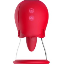 Вагинален и клиторен стимулатор "CERISE RED" 12 см