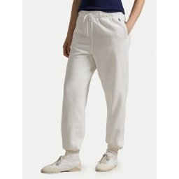 Polo Ralph Lauren Долнище анцуг Prl Flc Pnt 211943009001 Бял Regular Fit