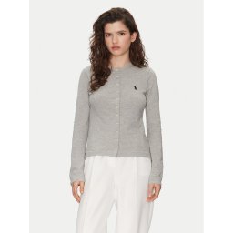 Polo Ralph Lauren Кардиган 211941175001 Сив Slim Fit