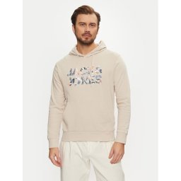 Jack & Jones Суитшърт Bryan 12268128 Бежов Relaxed Fit