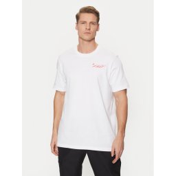 adidas Тениска от техническо трико F50 History Graphic JD8219 Бял Regular Fit