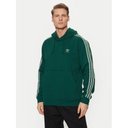 adidas Суитшърт adicolor Classics 3-Stripes JP1001 Зелен Regular Fit