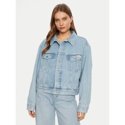 Calvin Klein Jeans Дънково яке J20J224548 Син Boxy Fit