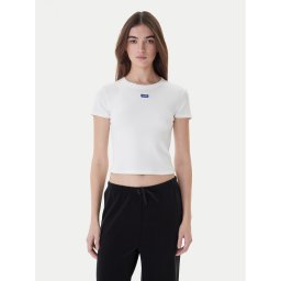 Hugo Тишърт Baby 50510749 Бял Slim Fit