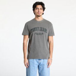 Тениска Tommy Jeans Reg Vintage Varsity Tee Black L