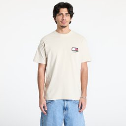Тениска Tommy Jeans Rlx Novelty 1 Tee Beige S