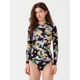 Banana Moon Тениска за плуване Oohla Print Черен