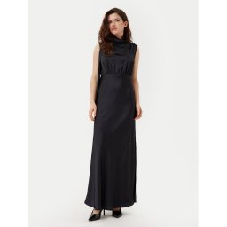 HUGO Коктейлна рокля Karile 50534559 Черен Slim Fit