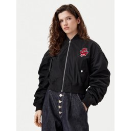 KARL LAGERFELD Яке бомбър A1W14039 Черен Regular Fit