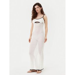 KARL LAGERFELD Плажна рокля A1W46032 Бежов Slim Fit