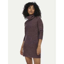 ONLY Плетена рокля Jana 15140166 Розов Loose Fit