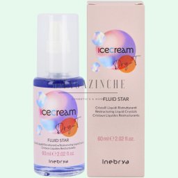 Inebrya Кристали за суха и увредена коса с масло от ленено семе 60 мл. Inebrya Ice Cream Dry-T Mango Fluid Star