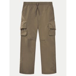 Jack & Jones Junior Текстилни панталони 12269493 Кафяв Regular Fit
