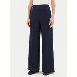 BOSS Панталони тип палацо Tupita 50531846 Тъмносин Wide Leg
