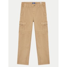 Jack & Jones Junior Текстилни панталони 12261033 Бежов Regular Fit