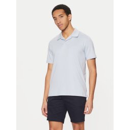 Calvin Klein Тениска с яка и копчета K10K114133 Син Regular Fit