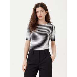 Marc O'Polo Тишърт B01219651333 Черен Regular Fit