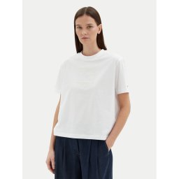 Tommy Hilfiger Тишърт WW0WW45525 Бял Relaxed Fit