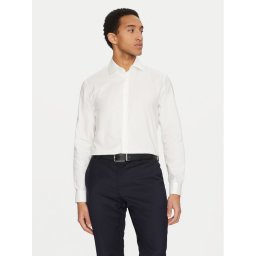 Calvin Klein Риза K10K107889 Бял Regular Fit