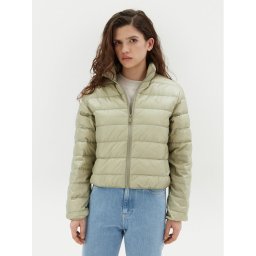 Calvin Klein Jeans Пухено яке J20J224698 Бежов Regular Fit