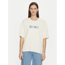 BOSS Тишърт 50532093 Бял Relaxed Fit