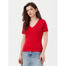 Tommy Hilfiger Тишърт New Cody WW0WW40584 Червен Slim Fit