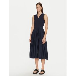 BOSS Ежедневна рокля Farara 50509325 Тъмносин Regular Fit