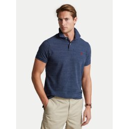 Polo Ralph Lauren Тениска с яка и копчета 710548797012 Син Slim Fit