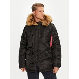 Alpha Industries Зимно яке 103141 Черен Regular Fit