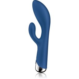 Satisfyer Spinning Rabbit 1 Rotating Shaft вибратор със стимулиране на клитора въртящ се Blue 20 см