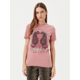 ONLY Тишърт Lucy 15307412 Розов Regular Fit