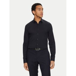 Calvin Klein Риза K10K114356 Тъмносин Regular Fit