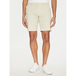 Calvin Klein Шорти от плат Modern Twill K10K114063 Бежов Slim Fit