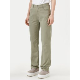 Calvin Klein Jeans Текстилни панталони J20J224852 Зелен Straight Fit
