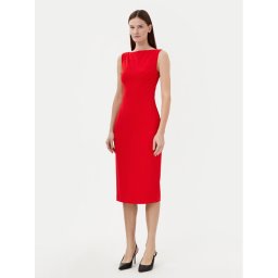 Calvin Klein Коктейлна рокля K20K208140 Червен Slim Fit