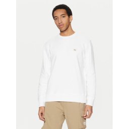 Calvin Klein Jeans Суитшърт J30J327115 Бял Regular Fit