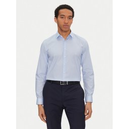 Calvin Klein Риза K10K114312 Син Slim Fit