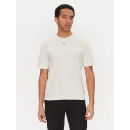 Calvin Klein Тишърт Nano Logo K10K112487 Бял Regular Fit