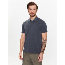 Columbia Тениска с яка и копчета Nelson Point 1772721 Сив Regular Fit
