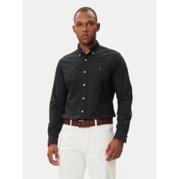 Polo Ralph Lauren Риза Bsr 710772290 Черен Custom Fit
