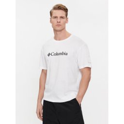 Columbia Тишърт Csc Basic Logo 1680053 Бял Regular Fit
