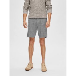 Selected Homme Шорти от плат Slhregular-Brody 16087638 Сив Regular Fit