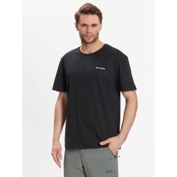 Columbia Тишърт Basic Logo 1680053 Черен Regular Fit