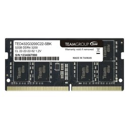 Памет 32GB DDR4 3200MT/s, SO-DIMM, TeamGroup Elite TED432G3200C22-S01, 1.2V