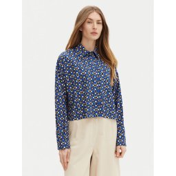 Weekend Max Mara Риза Ragtime 2515111112 Син Regular Fit