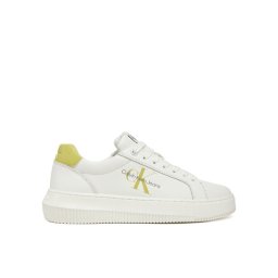 Calvin Klein Jeans Сникърси Chunky Cupsole Laceup Mon Lth YW0YW00823 Бял