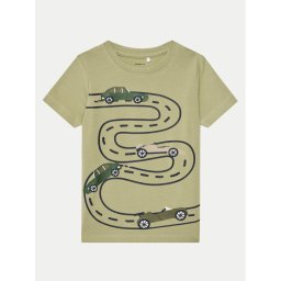 NAME IT Тишърт Borris 13238894 Зелен Regular Fit