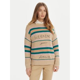Weekend Max Mara Пуловер Angus 2515361211 Бежов Regular Fit